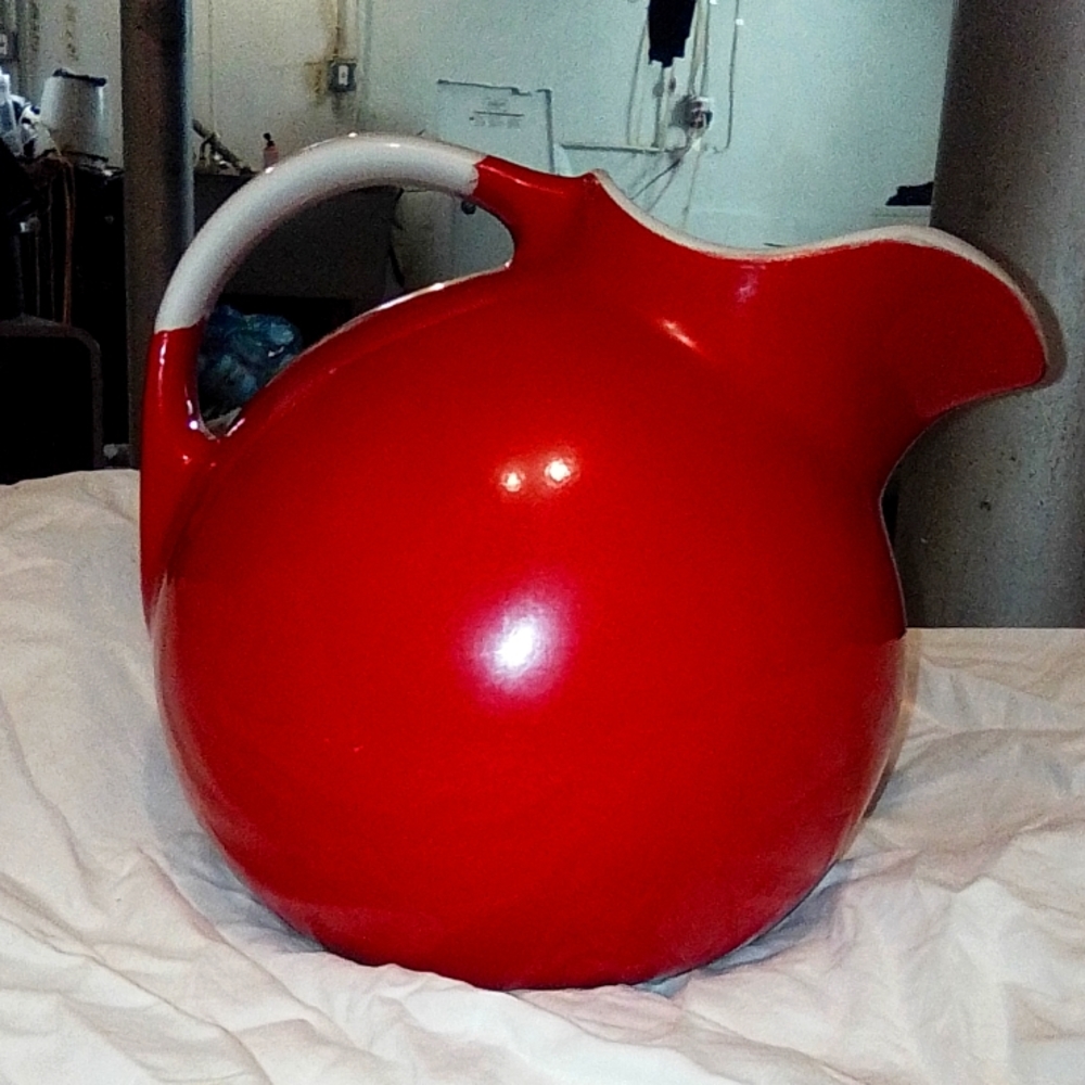 Hall pottery pitcher